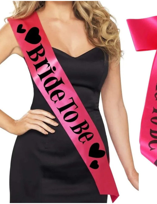 Bride to be printed Sashes