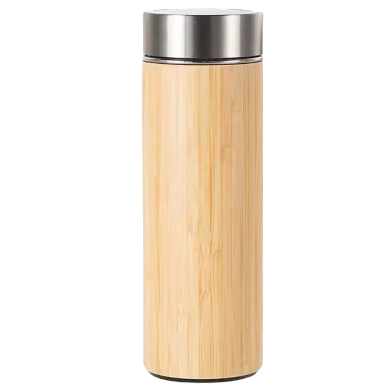 Bamboo Thermos Vacuum Flask