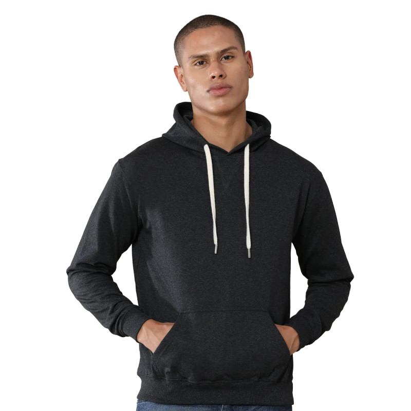 Classic Charcoal Grey Optiknit Hoodie