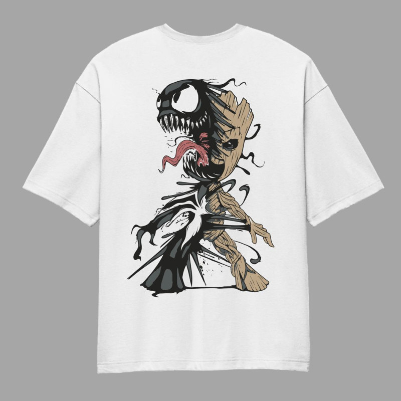 Venom and Groot Oversized T-Shirt