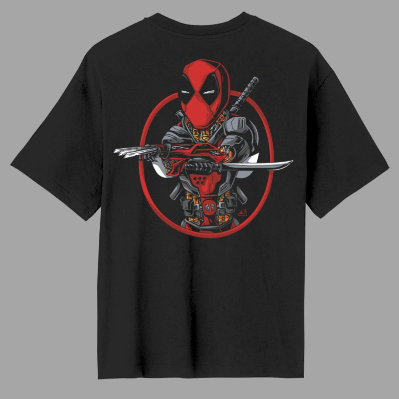 Deadpool Ninja Oversized T-Shirt