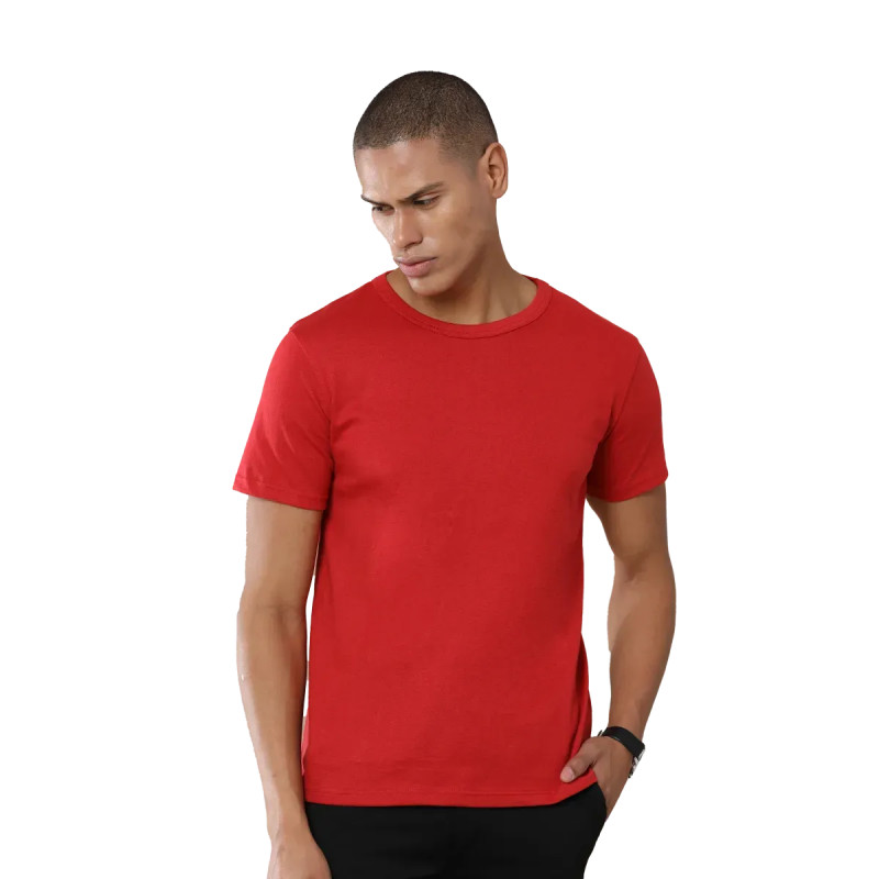 Classic Heather Red Sustainable Crew Neck