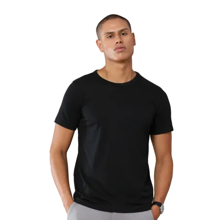 Classic Black Sustainable Crew Neck