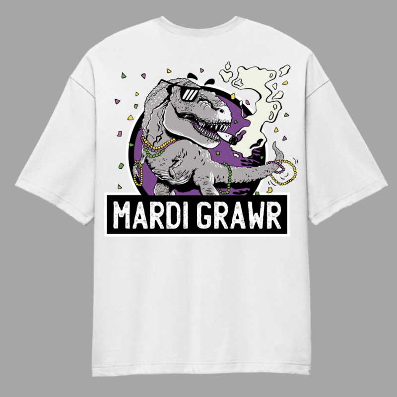 Mardi Dinosaur Oversized T-Shirt