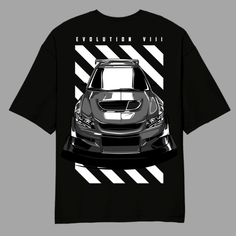 Evolution Mitsubishi Oversized T-Shirt