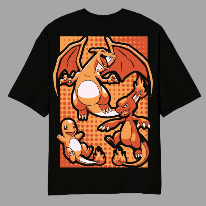 Pokemon Charizard Oversized T-Shirt