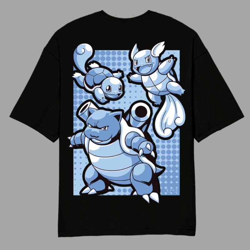 Pokemon Squirtle Oversized T-Shirt