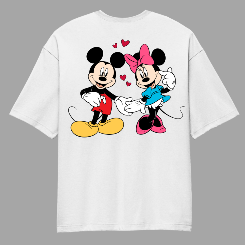 Mickey-Minnie  Oversized T-Shirt