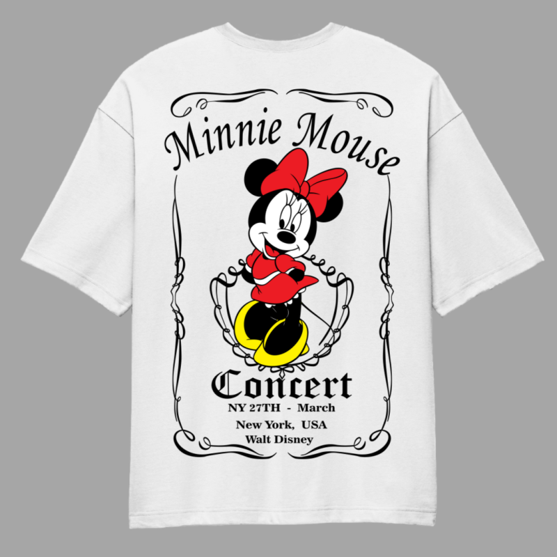 Minnie-Mouse Concert Oversized T-Shirt