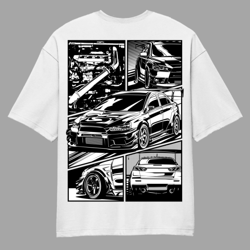 Mitsubishi Evo Oversized T-Shirt