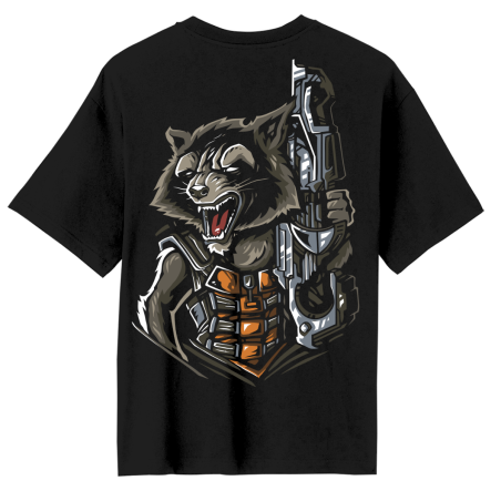 Rocket Raccoon Oversized T-Shirt