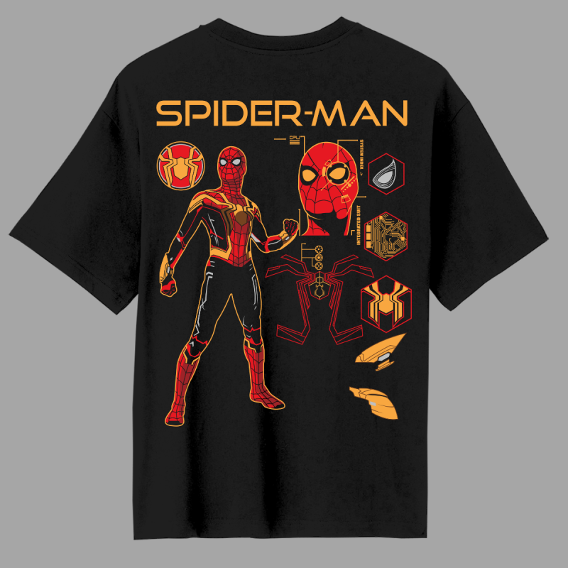 Spider Man Iron Spider Suit Oversized T-Shirt