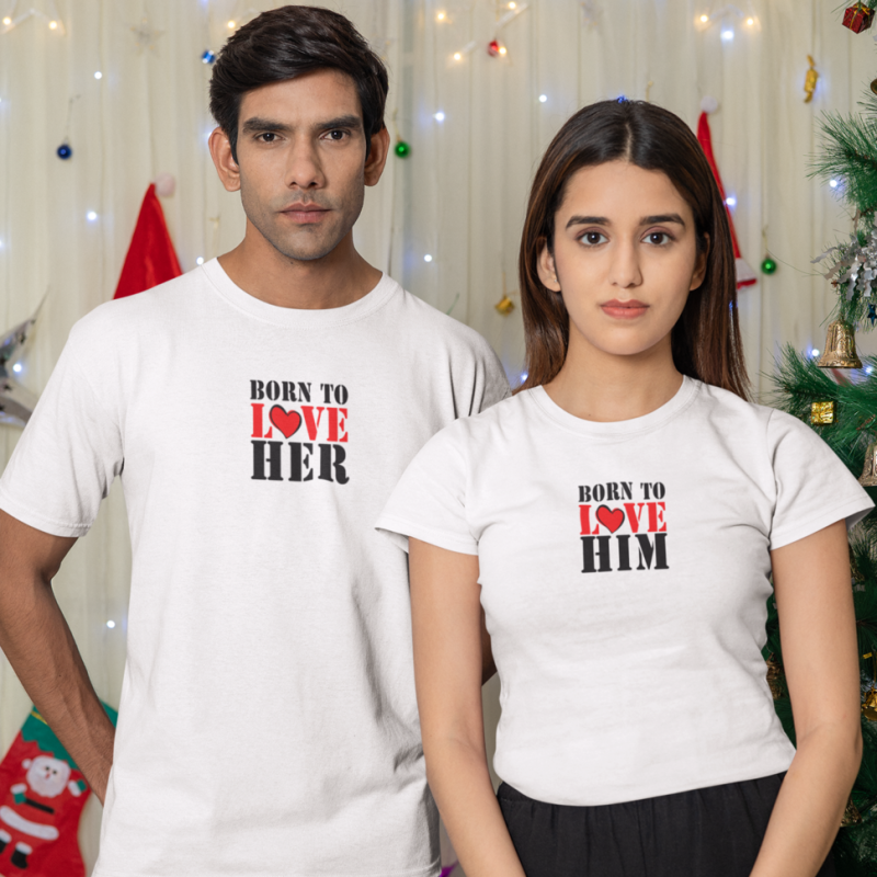 Born To Love Couple T-Shirt