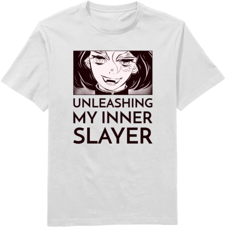 Unleashing My Inner Slayer Round Neck T-Shirt