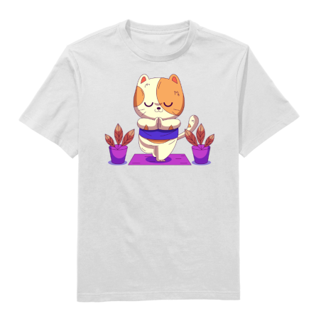 Purr in the Garden Round Neck T-Shirt