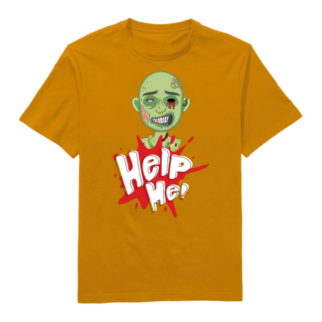 Help He! Round Neck T-Shirt