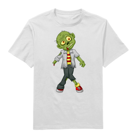 Hand Cut Zombie Round Neck T-Shirt