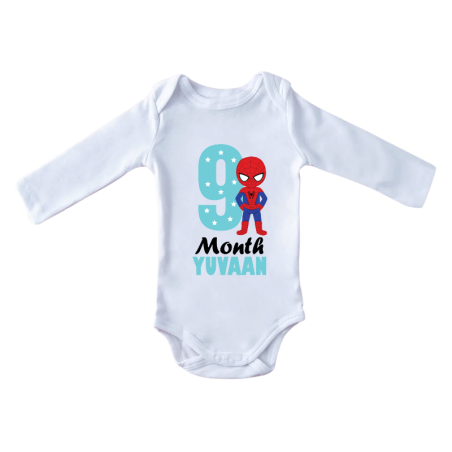 Nine Month Baby Full Sleeves Onesie