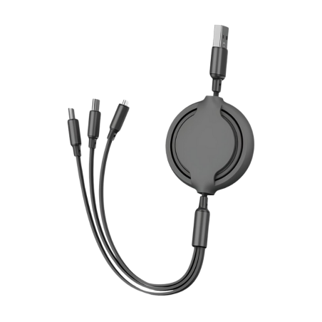 Retractable 3in1 charging cable