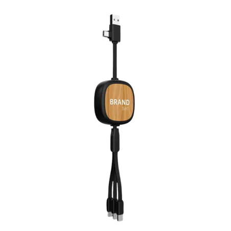 Retractable 4 in 1 charging cable