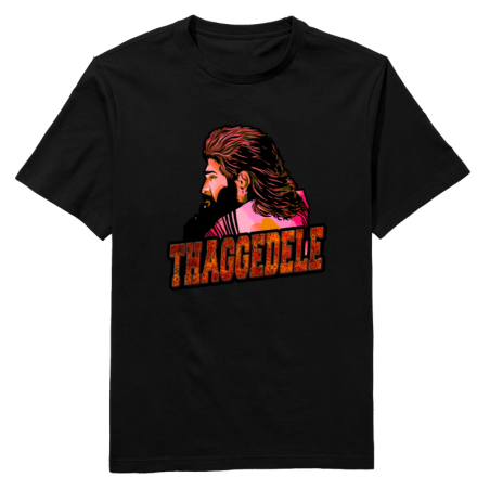 Pushpa Thaggedele Round Neck T-Shirt