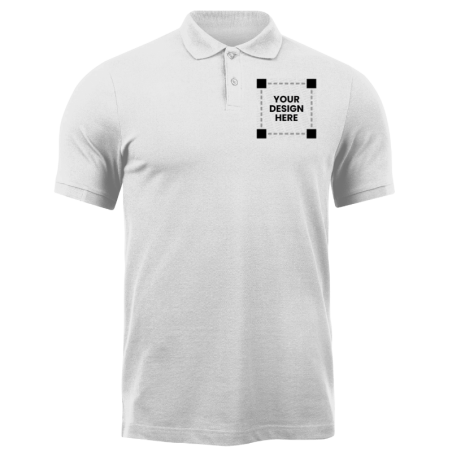 Customized Dot-Knit Polo T-Shirt