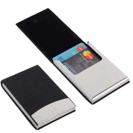 Vertical Black Card Holder