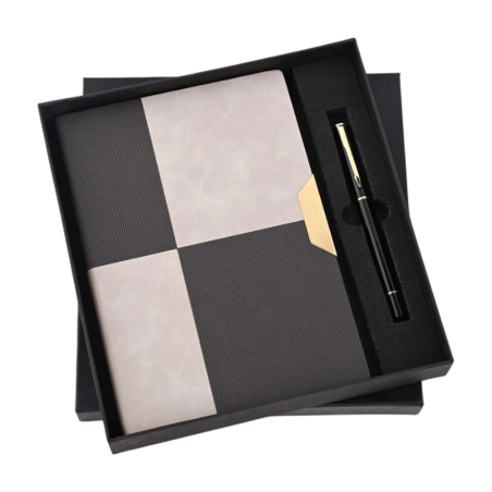 Blocks Deisgn A5 Notebook And Pen Set