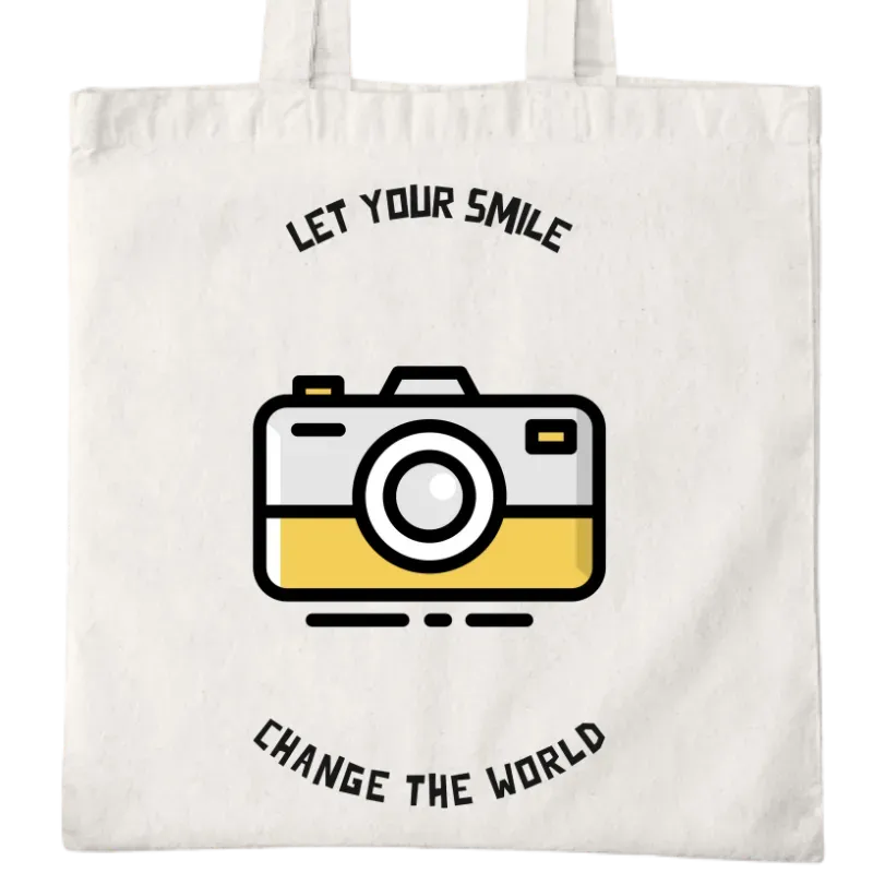 Let Your Smile Change The World Tote Bag