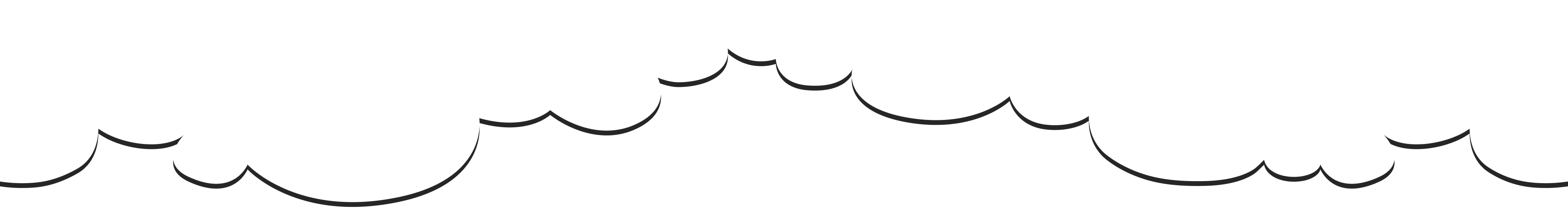 Cloud-like shape with black and white design.