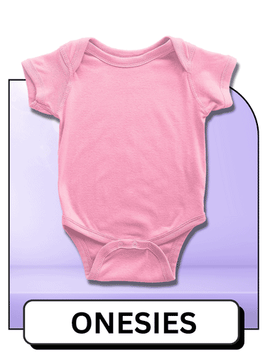 Pink onesie for babies.